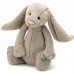 Teddy bear, Bashful beige rabbit (36 cm)