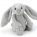 Teddy bear, Bashful gray rabbit (18 cm.)