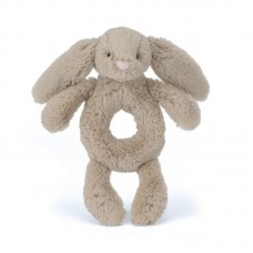 Rattle, Bashful rabbit beige (18 cm)