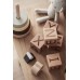 ABC wooden blocks - Nature (12 pcs)
