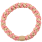 Bon Dep Kknekki hair elastic - Faded rose / Beige glitter stripe