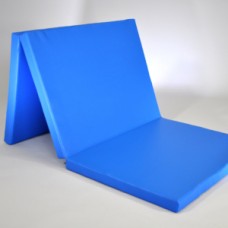 3-fold mattress, blue