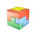 3D puzzle cube, mix colors
