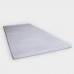 4-fold mattress with slip pad, gray