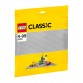Lego building board - Gray (38 x 38 cm)