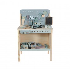 Work bench with tools