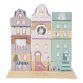 Wooden building blocks, pink