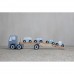 Truck with cars, blue