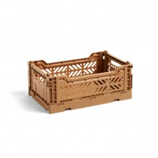 Folding crate, Tan - Midi