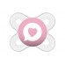 Starting pacifier, silicone 0-2 months - Pink