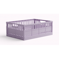 Made Crate Maxi Folding Box, Lilac