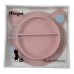Silicone plate, pig - pink