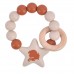 Rattle in silicone with zodiac sign - Virgo