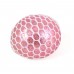 Clamp ball with glitter and light, pink