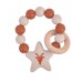 Rattle in silicone with zodiac sign - Capricorn