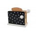Toaster, black with dots