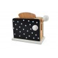 Toaster, black with dots