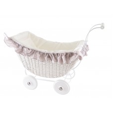 Wicker doll carriage