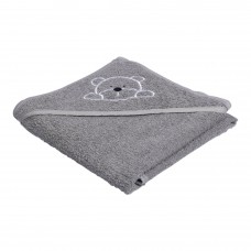 Baby towel - grey