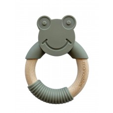 Biting ring, frog - Green