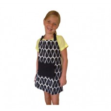 Children's apron - Black and white