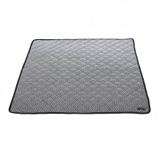 Quilt rug - black