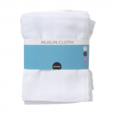 Mininor cloth nappies, 10 pcs. - White