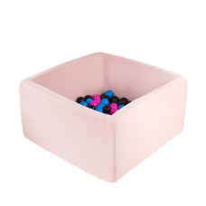 Ball pool, square - pink (80x80x30x4cm)