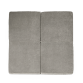 Play mat square - grey, velvet (120x120x5cm)