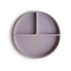 Split plate, silicone - Soft lilac