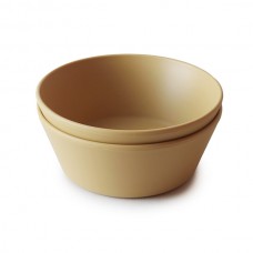 Round bowl, 2-pack - Mustard