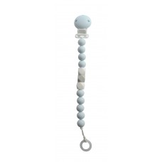 Teething- and pacifier chain, blue