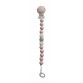 Teething- and pacifier chain, pink