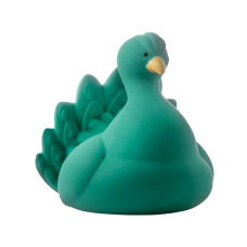 Bath toy, peacock - green