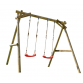 Nordic Play swing stand with 2 swings & brackets