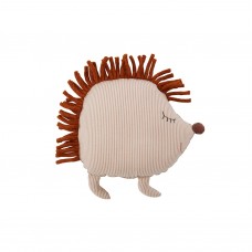 Denim animal pillow - the hedgehog Hope