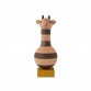 Giraffe stacking tower in wood
