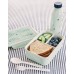 Lunch box with cutlery, green