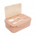 Lunch box with cutlery, peach