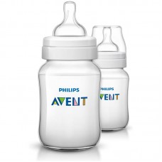 Anti-Colic feeding bottle, 2-pack (260 ml)