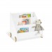 Bookcase on wheels, Lasse - white