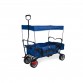 Pull cart with brake, Paxi - Blue