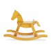 Organic rocking horse, Pinolino - gold lacquered beech