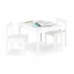 Children's table and chair set, Sina - White