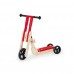 Combi scooter / tricycle, Theo - Natural / red