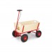 Pull cart with brake, Til - Untreated wood