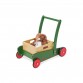 Stroller with wooden box, Tom - green