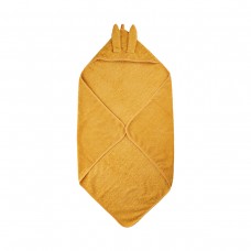 Towel with hood, Mineral yellow (yellow)