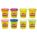 Play-Doh - Rainbow package with 8 buckets