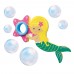 Mermaid bubble blower in bath